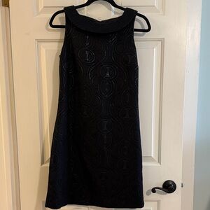 Target Black Textured Mini Dress